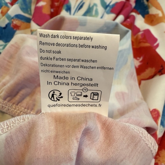 Grace Karin Women Size S Floral Halter Maxi Dress Criss Cross Summer NWT - Picture 14 of 16